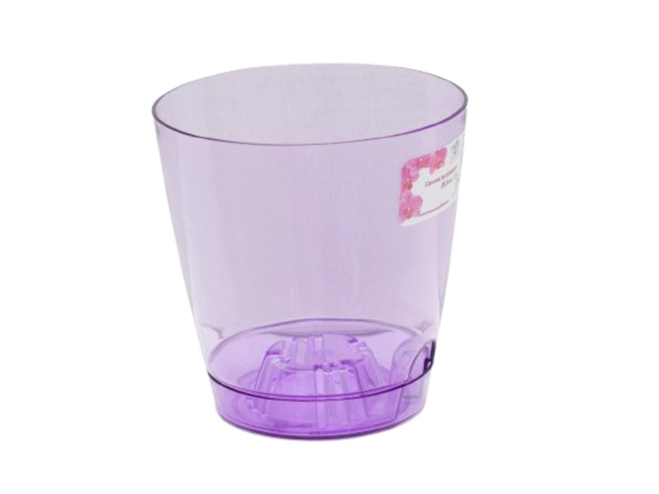 PLASTIC POT F17CM FOR ORCHID
