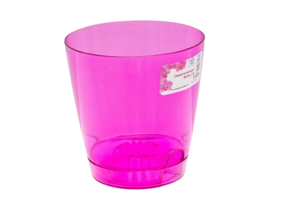 PLASTIC POT F17CM FOR ORCHID