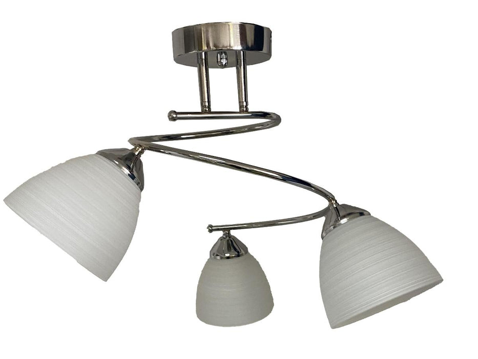 CHANDELIER PLOT 3xE27 CHROME