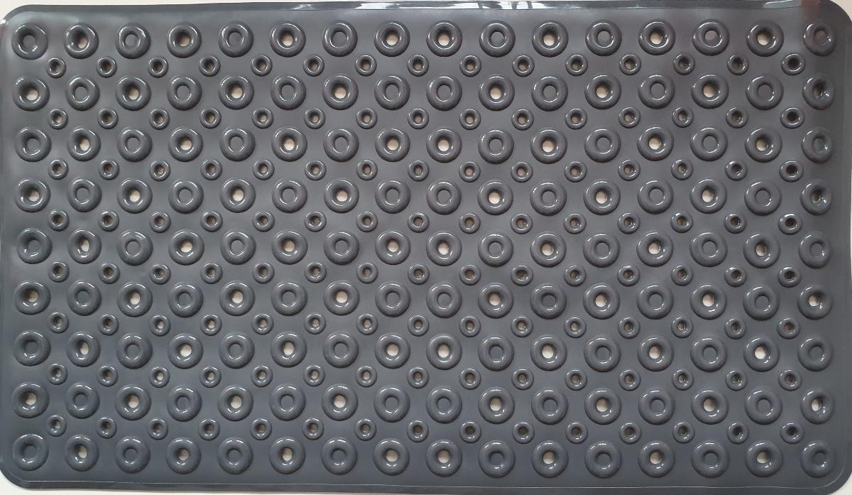 ANTI-SLIP BATHROOM MAT DARK GRAY