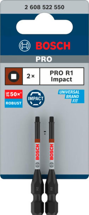 BITS R1 55MM 2PCS IMPACT BOSCH PRO