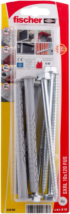 FRAME DOWEL DUOXPAND FUSK Ф10Х120MM 4PCS