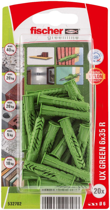 UNIVERSAL DOWEL PERIPHERAL F6X35MM20PCS