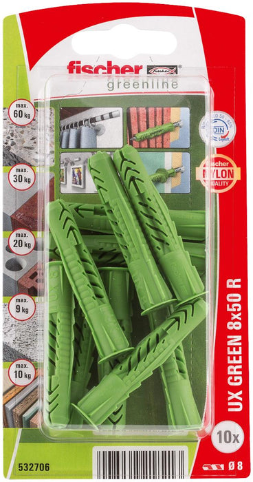 UNIVERSAL DOWEL PERIPHERAL F8X50MM10PCS
