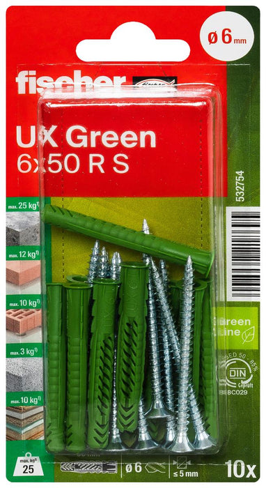 UNIVERSAL DOWEL PERIPHERAL F6X50MM10PCS