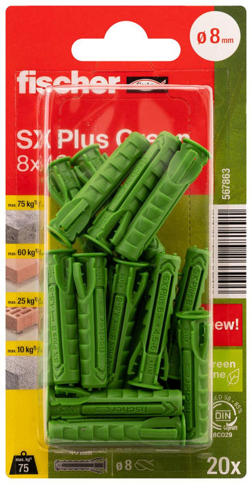 MULTIPURPOSE DOWEL SXPLGRK Ф8Х40MM 20PCS