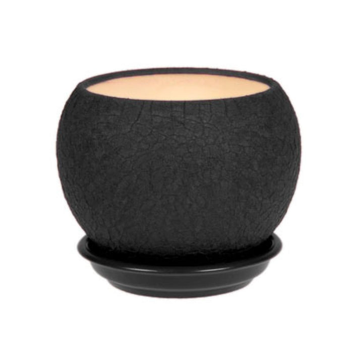 SPHERE POT 1.4 L. SILK BLACK