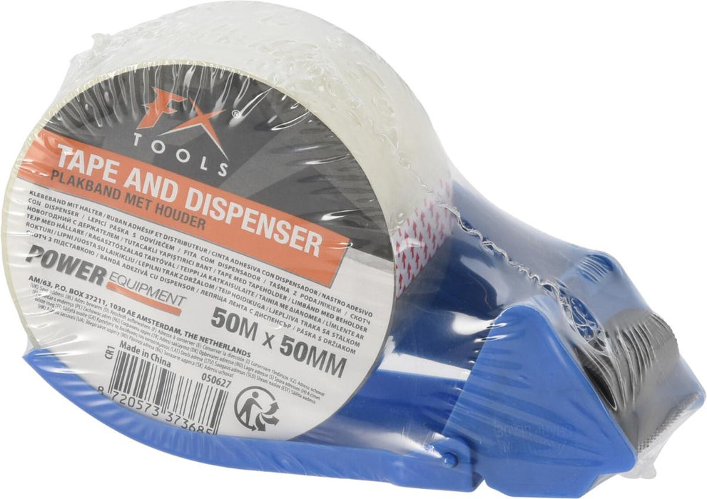 TAPE WITH DISPENSER 50M X 50MM