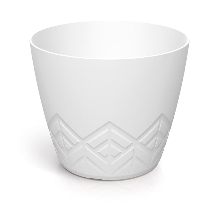 ARECO FLOWER POT 24CM WHITE