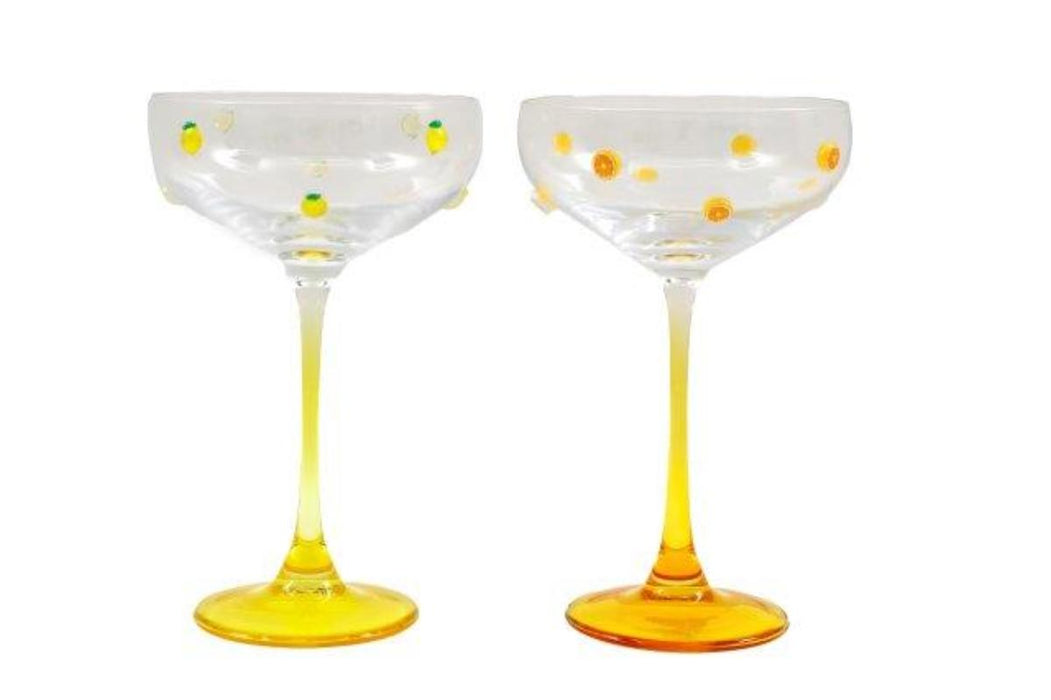 CITRUS COCKTAIL GLASS 18CM