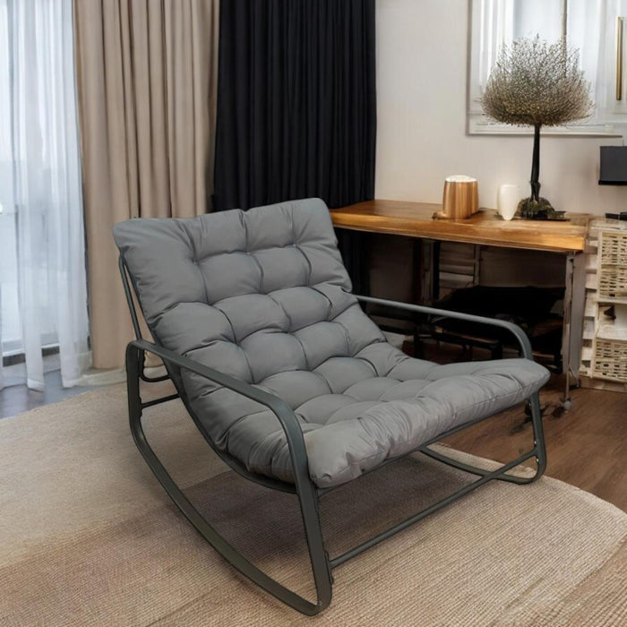 ROCKING CHAIR 130X92X70CM WITH PILLOW