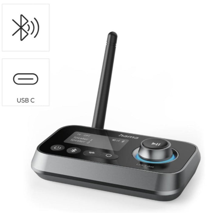 Hama bluetooth adapter "Link.it duo" transmitter and receiver, 205322