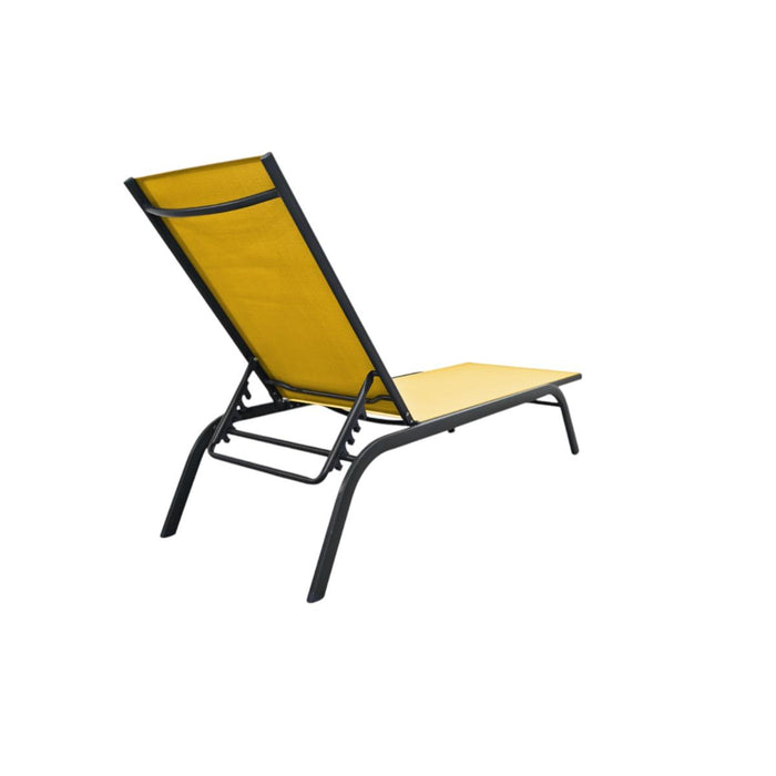 CHAIR CHAIR 5 POSITIONS MUSTARD TEXTILE