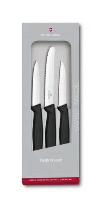 VICTORINOX SWISSCLASSIC KNIVES SET BLACK