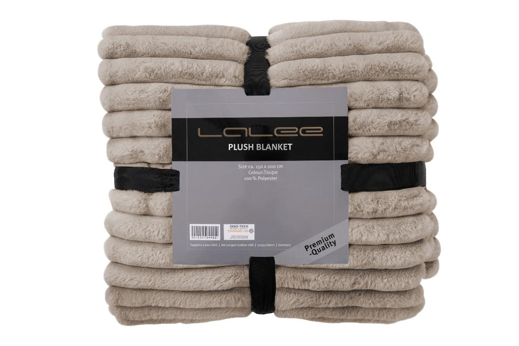 PLUSH BLANKET 150/200CM BROWN