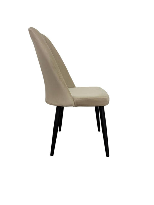 DINING CHAIR AURORA CHAMPAGNE LEG/CHER