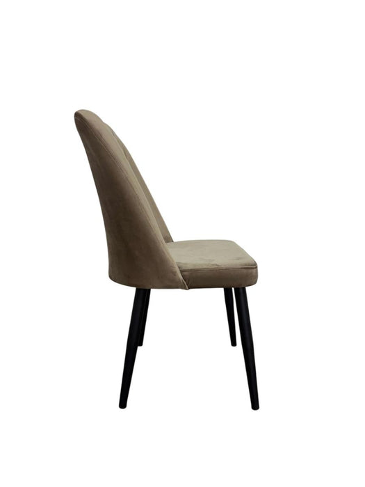 DINING CHAIR AURORA CAPPUCCINO LEG/BLACK
