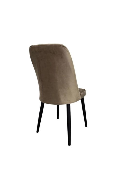 DINING CHAIR AURORA CAPPUCCINO LEG/BLACK