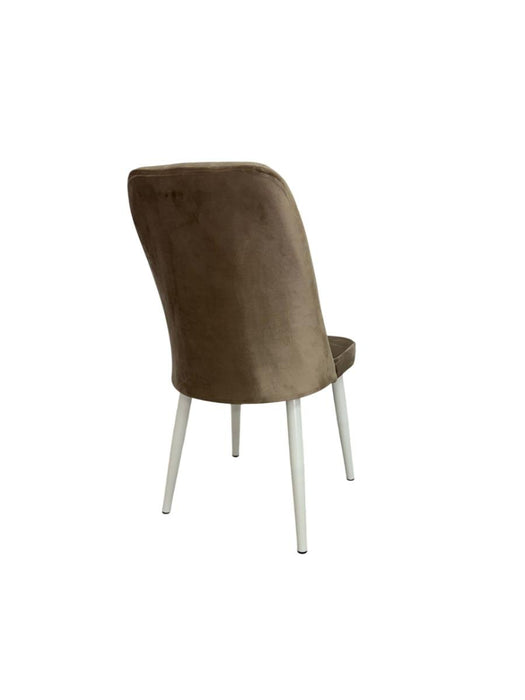 DINING CHAIR AURORA CAPPUCCINO LEG/WHITE
