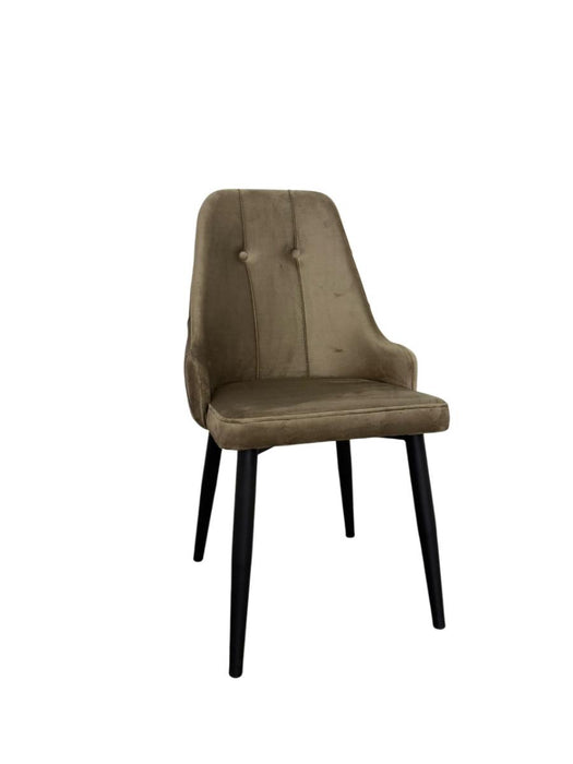 DINING CHAIR VESTA CAPPUCCINO LEG/BLACK