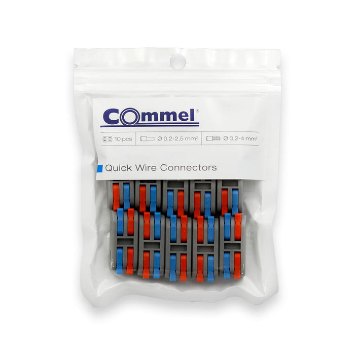 QUICK CONNECTOR 2P/2X0.2-4MM2 COMMEL