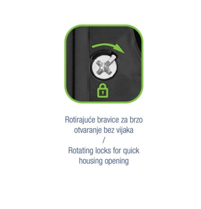 DEVIATOR KEY IP55 ANTHRACITE COMMEL