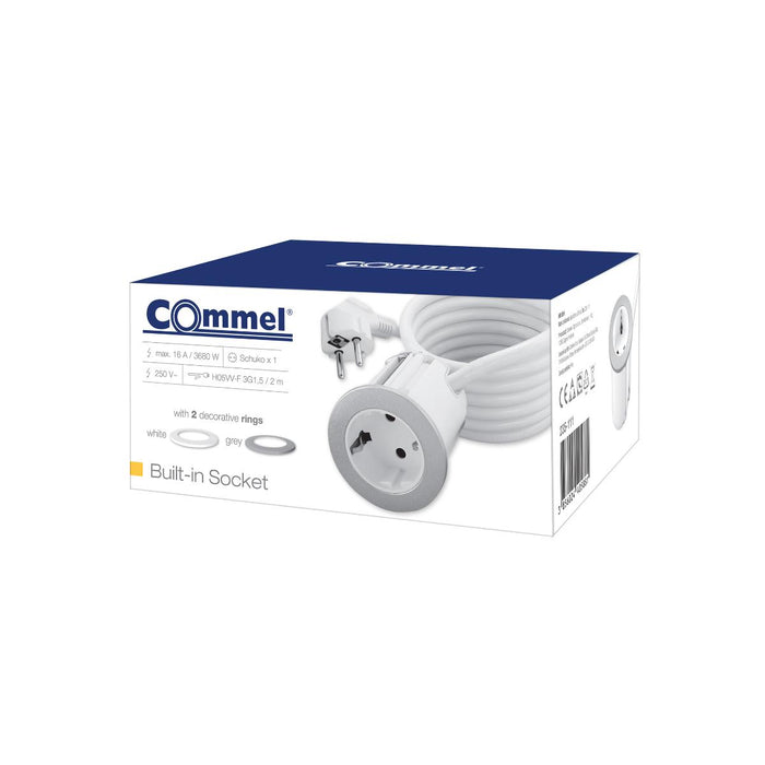 DESK MODULE 1SHUKO F60MM WHITE COMMEL