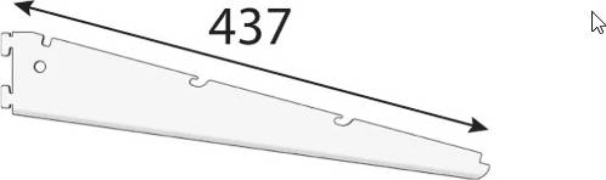 INCLINED CONSOLE AROB420 437 ANTHRACITE