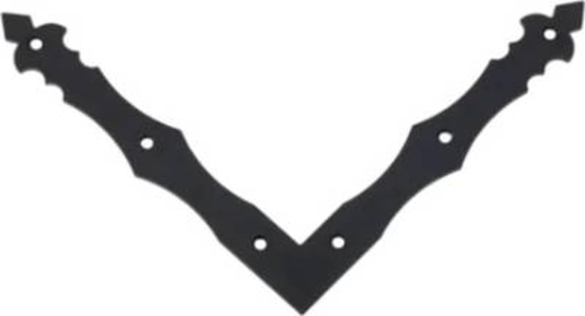 L-SHAPED PLATE NAD2 200X200X30 BLACK