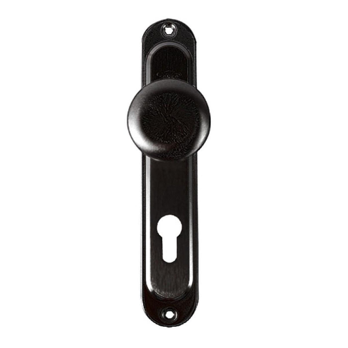 HANDLE WITH BALL TT 90MM BLACK