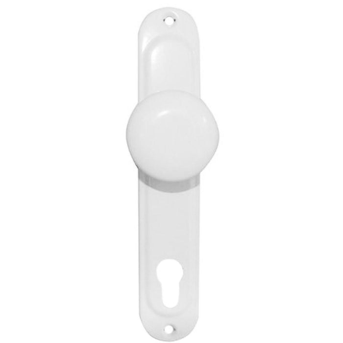HANDLE WITH BALL TT 90MM WHITE