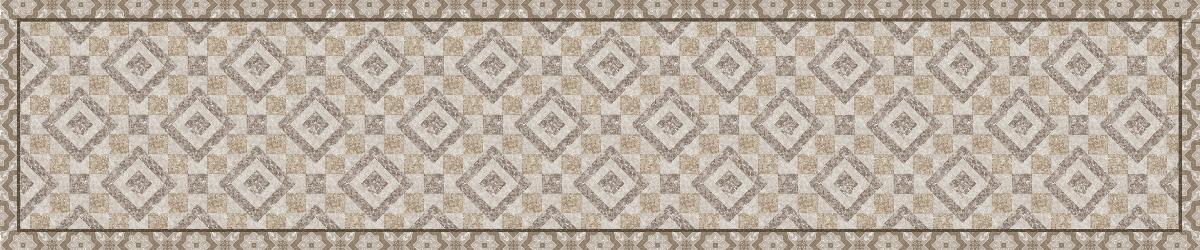 VINYL MAT 50/240CM RHOMBE BEIGE