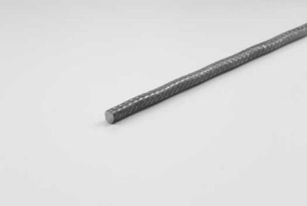 STEEL EMBOSSED ROUND PROFILE 8MM/1M