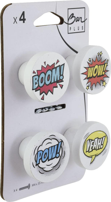 FURNITURE HANDLE BOOM 40X30MM 4PCS