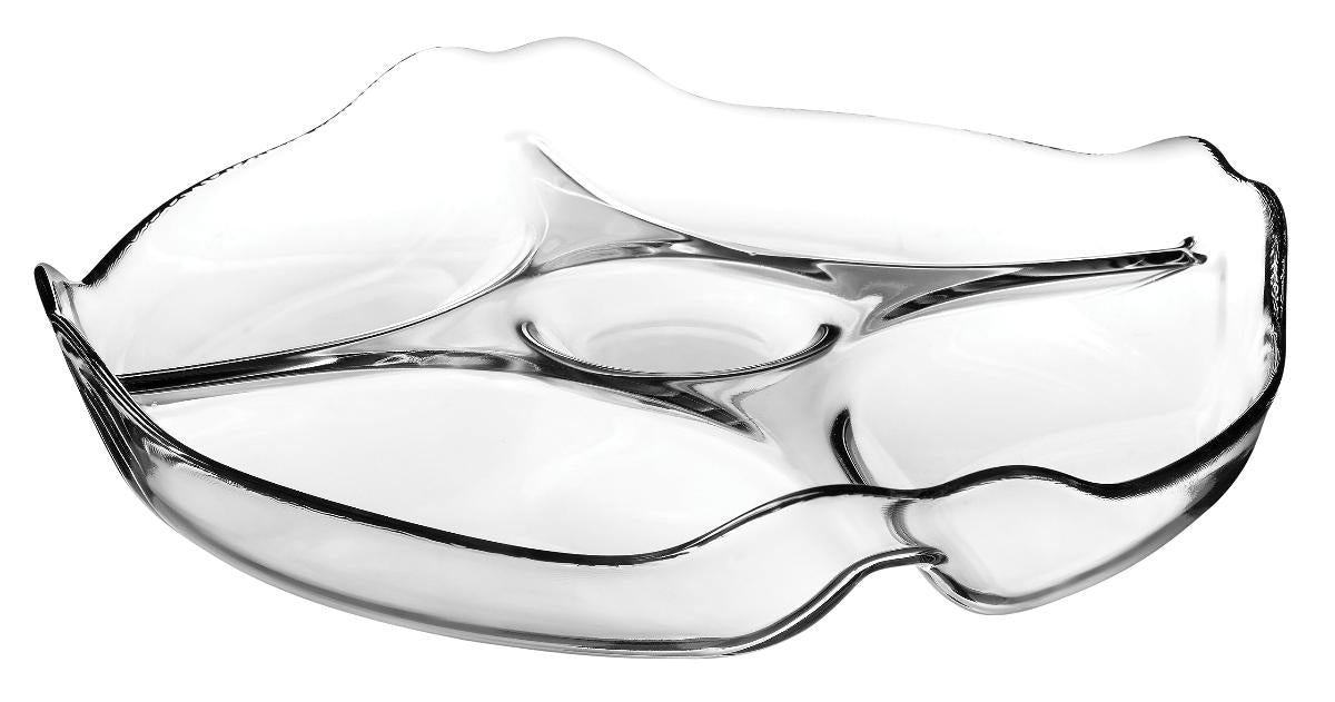 PLATE WITH FOUR COMPARTMENTS BASIC 25CM