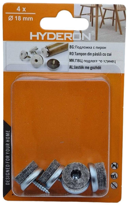 FELT PAD WITH METAL BASE PMP-18