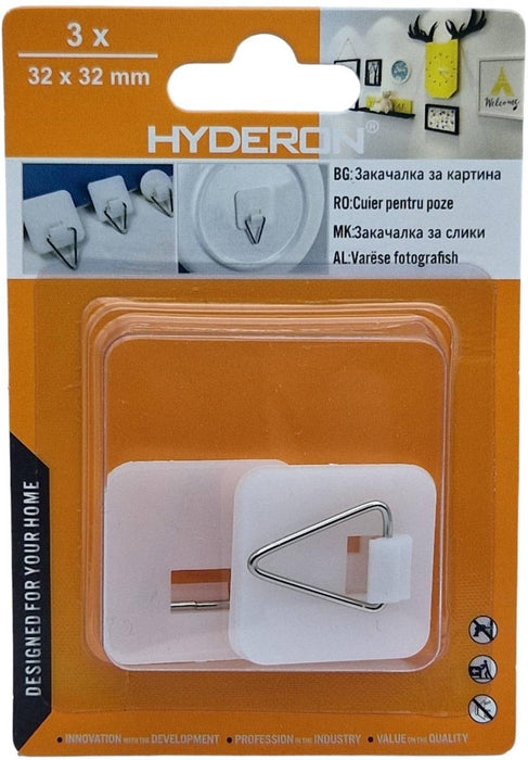 SELF-ADHESIVE HANGER HK-32 3PCS