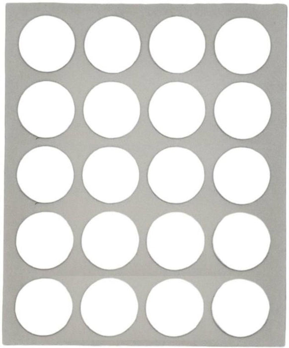 SCREW CAPS TV12-02 20PCS WHITE