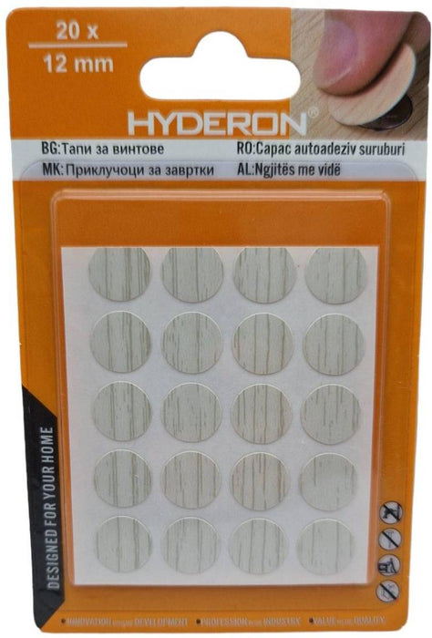 SCREW CAPS TV12-03 20PCS BIRCH
