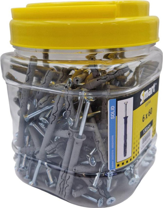 NAIL DOWEL WITH HIDDEN COLLAR 6X60 130PCS