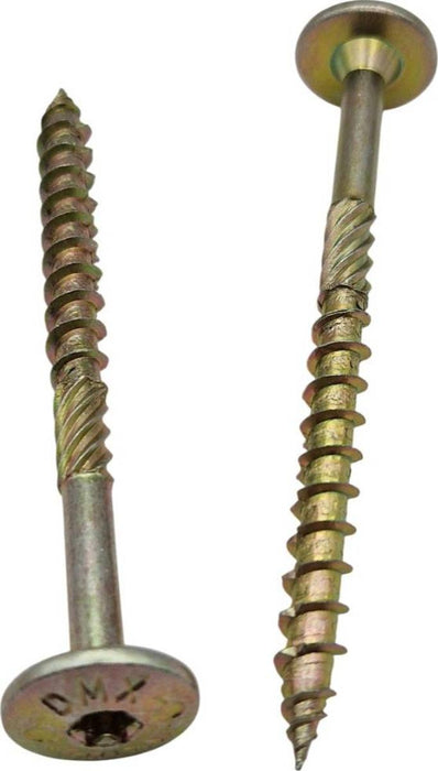 WOOD SCREW WIDE 6X80MM 100PCS/0.87KG