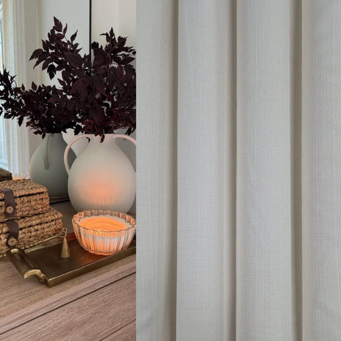 CURTAIN DENSE CREAM 300CM
