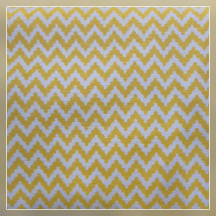 TEXTILE DENSE ZIG-ZAG YELLOW 180CM