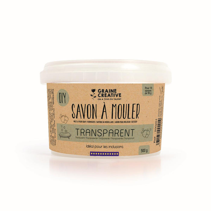 SOAP BASE 500 GR. TRANSPARENT
