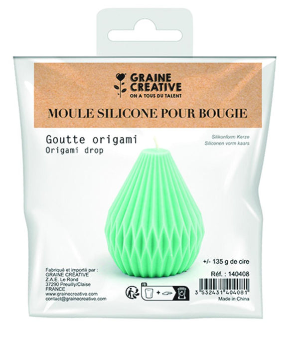 SILICONE ORIGAMI CANDLE MOLD
