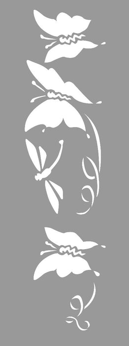 DECORATIVE TEMPLATE 15/40CM BUTTERFLIES
