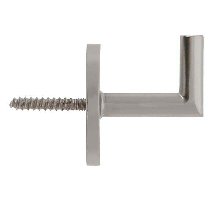 HOLDER METAL 33.5MM CHROME MATTE 2PCS