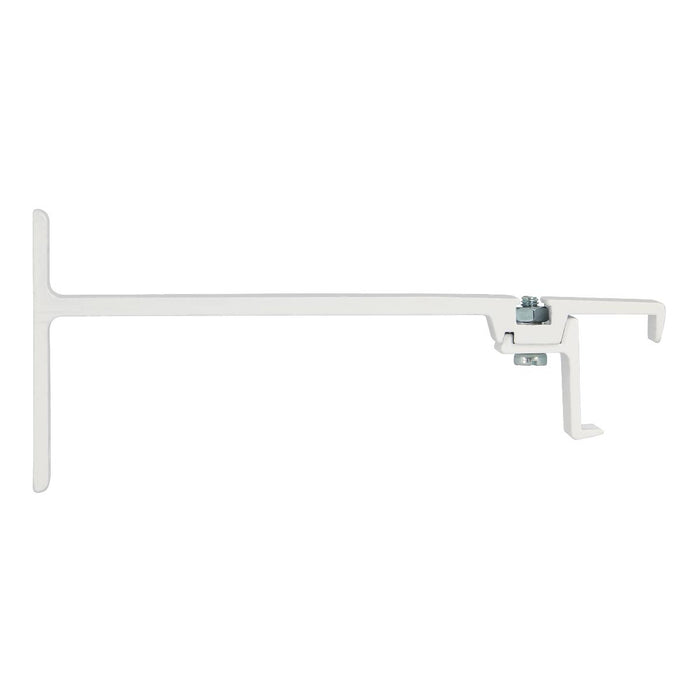 WALL BRACKET 120MM SINGLE WHITE 2PCS