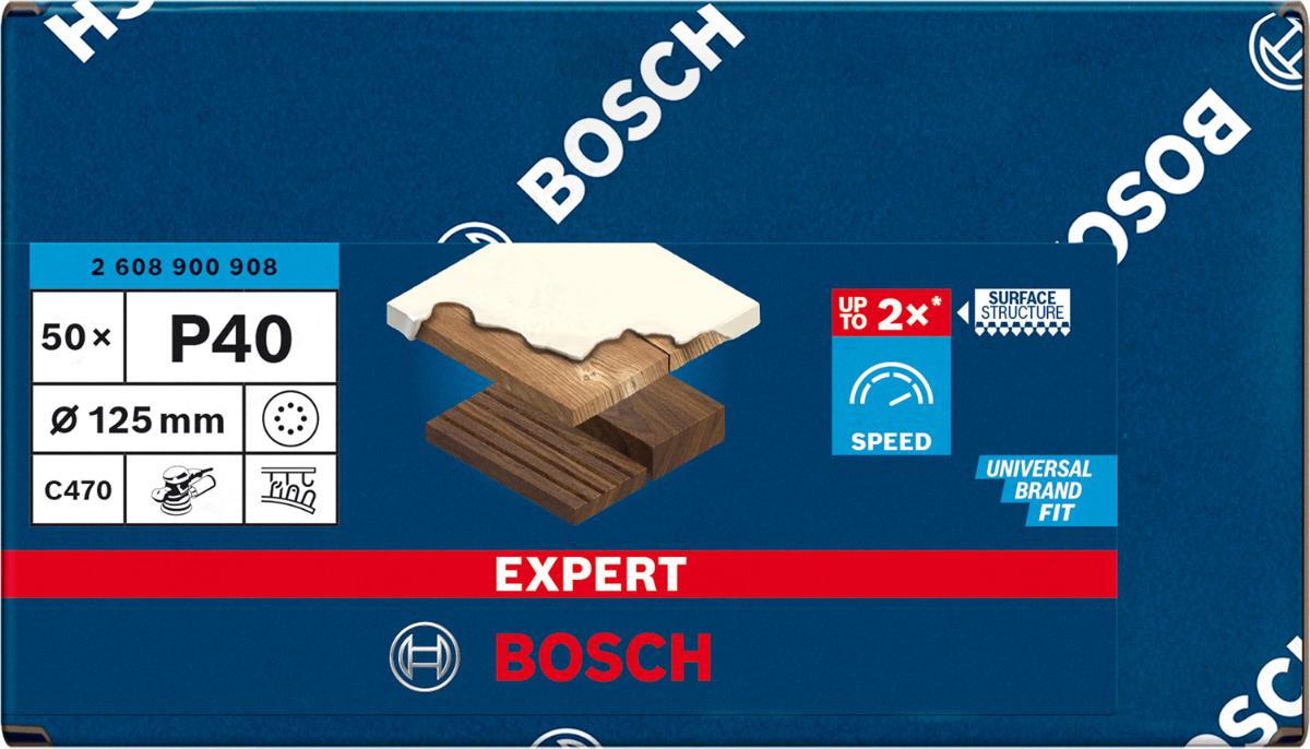 BOSCH P40 C470 EXPERT SANDING PAPER