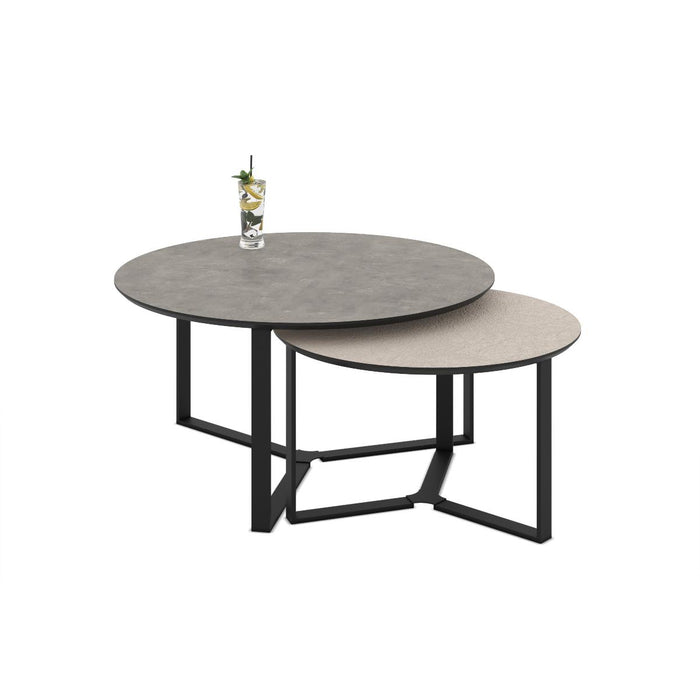 COFFEE TABLES ORPHEUS RETRO/TRAVERTINE